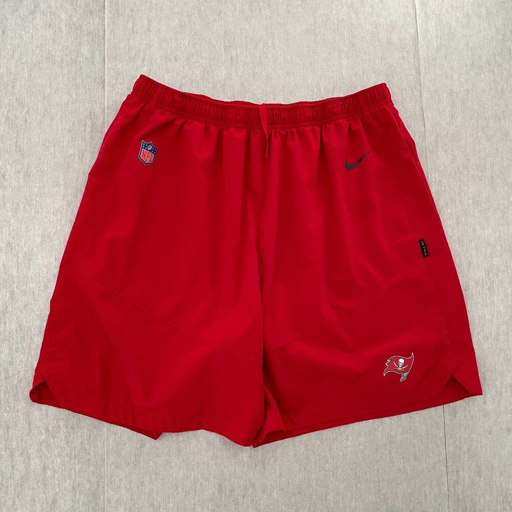 Tampa Bay Buccaneers Shorts Adult 3XL Red Player Issue Barton Nike NFL Football
